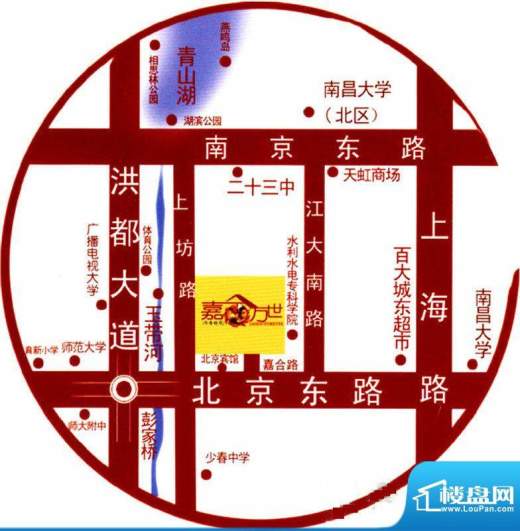 嘉合万世交通图