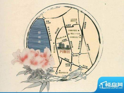 芳馨园交通图