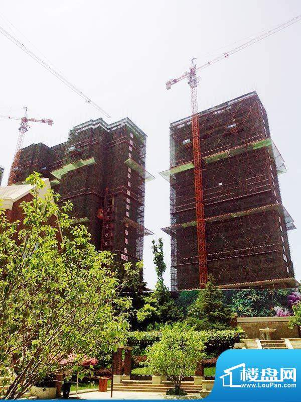 万科蓝山实景图工程进展（2012-6-12）