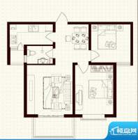 中山凯旋门户型图户型图 -A2 2面积:91.73平米