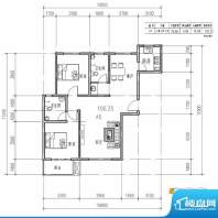 天铭怡港户型图A5户型 2室2厅2面积:100.25平米