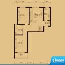 新大院户型图2#楼-A1 2室2厅1卫面积:89.68平米