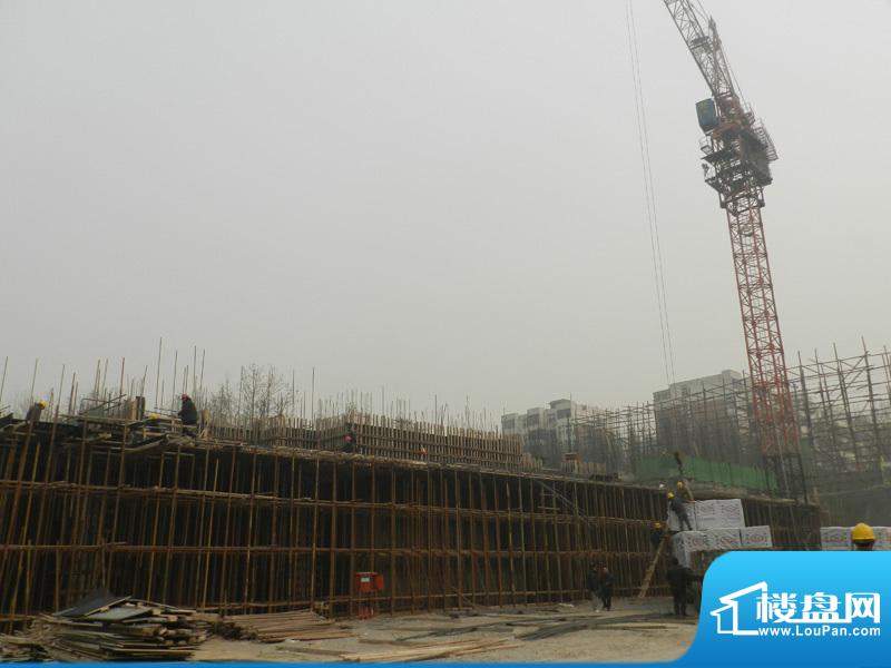 北城国际实景图C区1#工程进度（2013.01