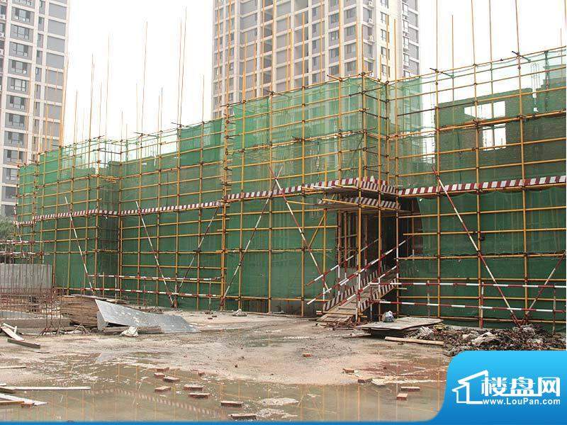 海厦泓久花园实景图1#楼工程进展（2010