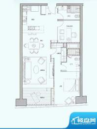 那鲁湾海景星级服务公寓户型图面积:137.00平米