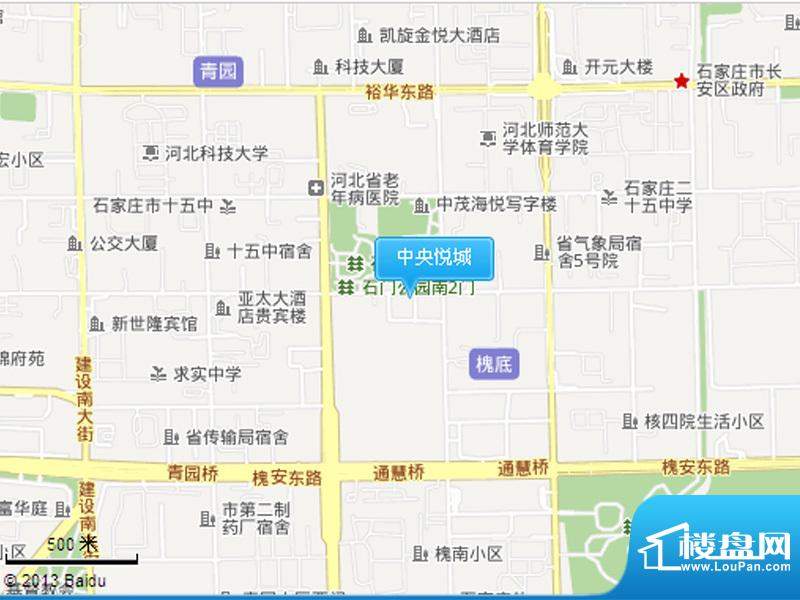 中央悦城交通图