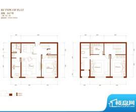 中央悦城户型图B2户型 3室2厅2面积:139.43平米