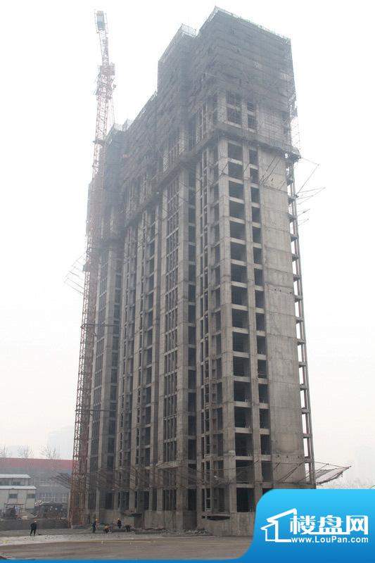 卓达上院实景图3号楼工程进度2012.03