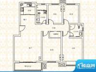 提香海岸户型图户型C 3室2厅2卫面积:150.00平米