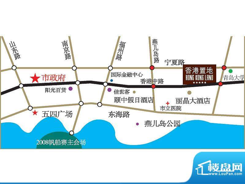 香港置地交通图地图