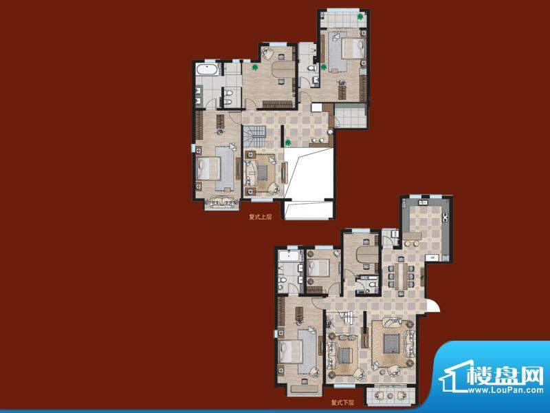 海信天玺户型图g户型 6室4厅4卫面积:427.00平米