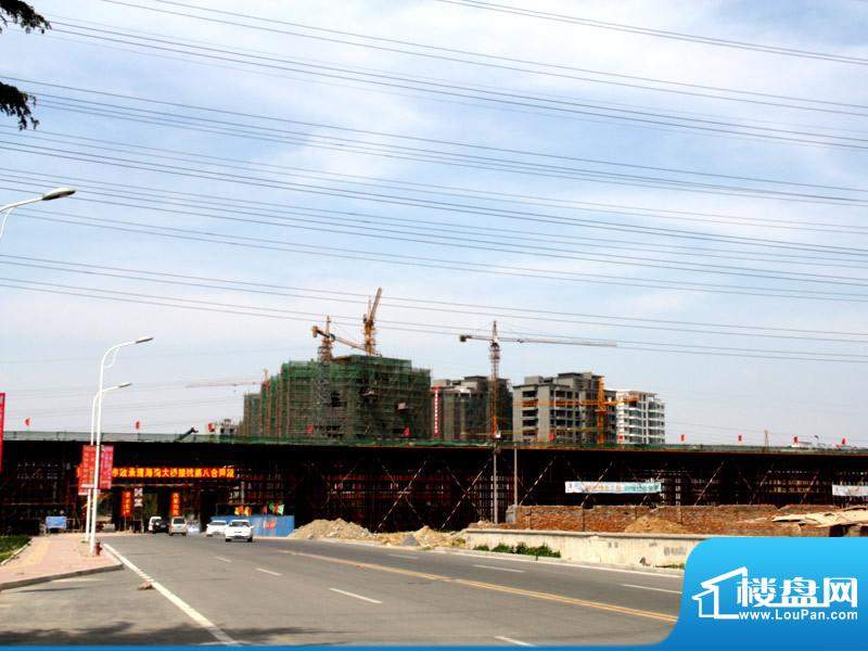 东城水岸实景图6月8日工程进展
