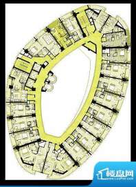 青岛维多利亚广场效果图总平面布置