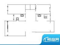 四季春城 2室 户型图面积:110.00平米