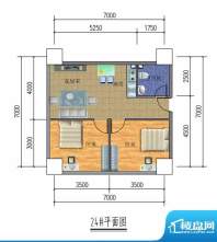 中华城户型图24#户型（已售完）面积:72.00平米