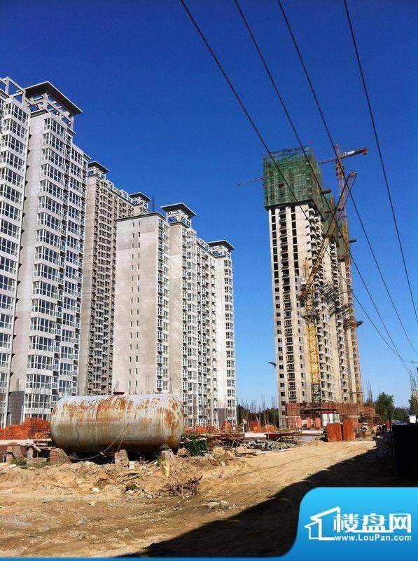 北关景城实景图工程进度（2012.09）