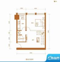 中基国际公馆户型图C-02户型 1面积:61.23平米