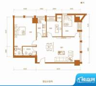 中基国际公馆户型图E-02户型 3面积:139.37平米