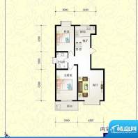 芝兰明仕二期户型图5户型105.3面积:105.36平米