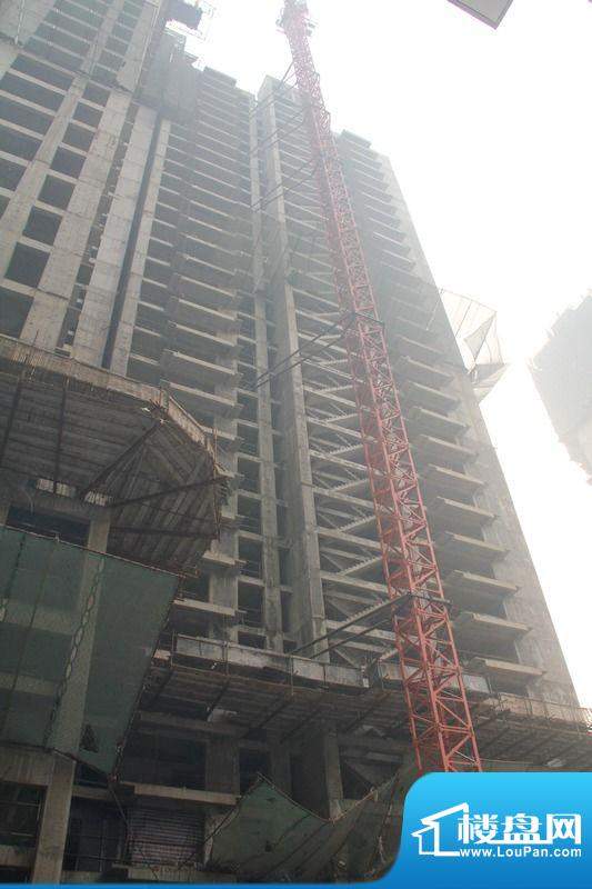 启城实景图2#公寓楼工程进度（2011.12）