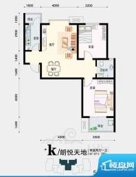 天地荣域户型图5#、6#号楼2-07面积:97.07平米