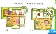 水印长滩户型图户型图 4室2厅3面积:299.42平米