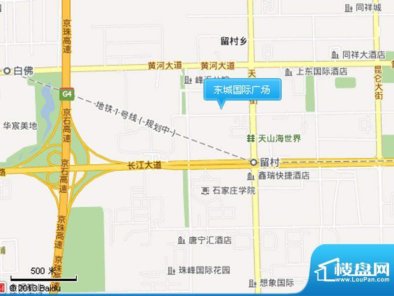东城国际广场交通图