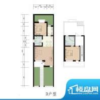 林屿森林别墅户型图d户型 2室2面积:97.25平米