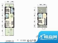 林屿森林别墅户型图4Q-D户型10面积:101.20平米