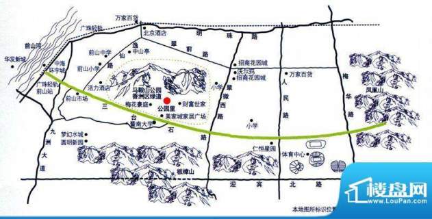 珠海公园里交通图