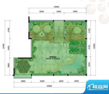 格力海岸户型图E8三层户型 