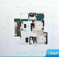 东福·金海岸C-2 2室面积:80.35m平米