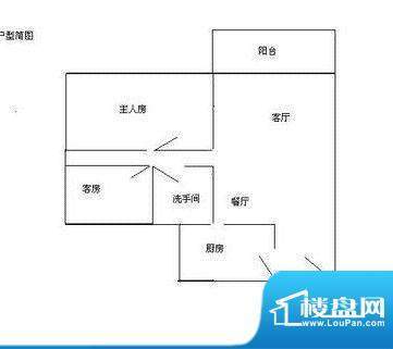 德昌盛景 2室 户型图面积:85.00平米