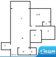 愉翠雅园 3室 户型图面积:85.00平米