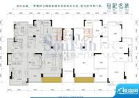 世纪名城户型图水木清华3 5室3面积:217.84平米