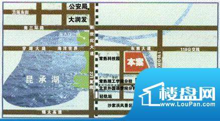东湖京华交通图位置图