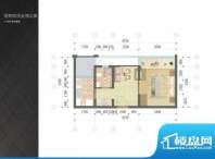 凯悦金领公寓户型图J户型平面布