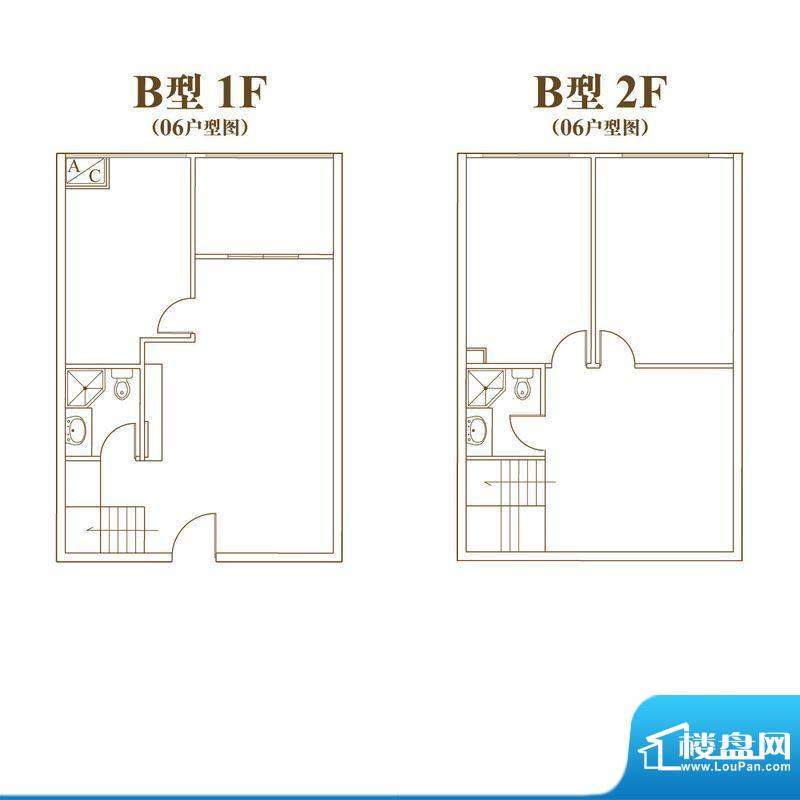 常汇生活广场户型图B户型06室号面积:73.30平米