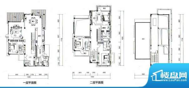 华发水郡户型图V7户型（独栋）面积:338.66平米