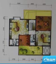 岭南世家户型图十二栋01、04复面积:191.29平米