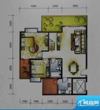 岭南世家户型图九栋1、2单元01面积:167.24平米