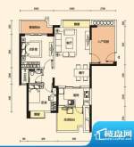 格力香樟户型图3栋5栋01户型 2面积:92.21平米