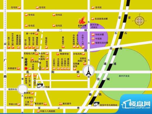 北京公馆交通图