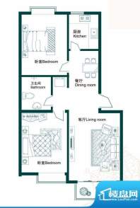 名流涿郡东区户型图A户型