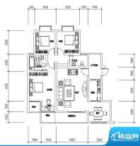 金澜半岛C3户型 3室面积:121.85m平米