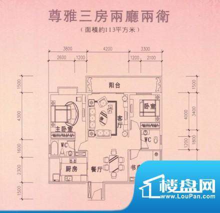 汇展华城户型4 面积:0.00m平米