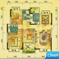 江与城1期御景湾C户面积:116.60m平米