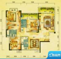 江与城1期御景湾H1户面积:123.85m平米