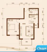 京汉君庭户型图13、15#A-1户型