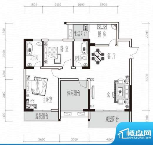 凤翎锦绣·盈翠庭实景图